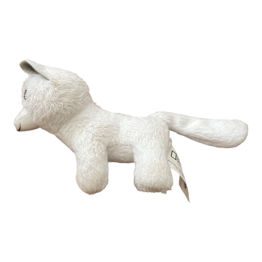 National Geographic Kids Miniature White Arctic Fox Plush Happy Meal 3"‎